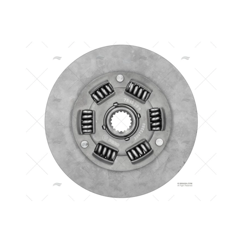 DAMPER 18 ESTRIAS ZF-BW-7 185MM.