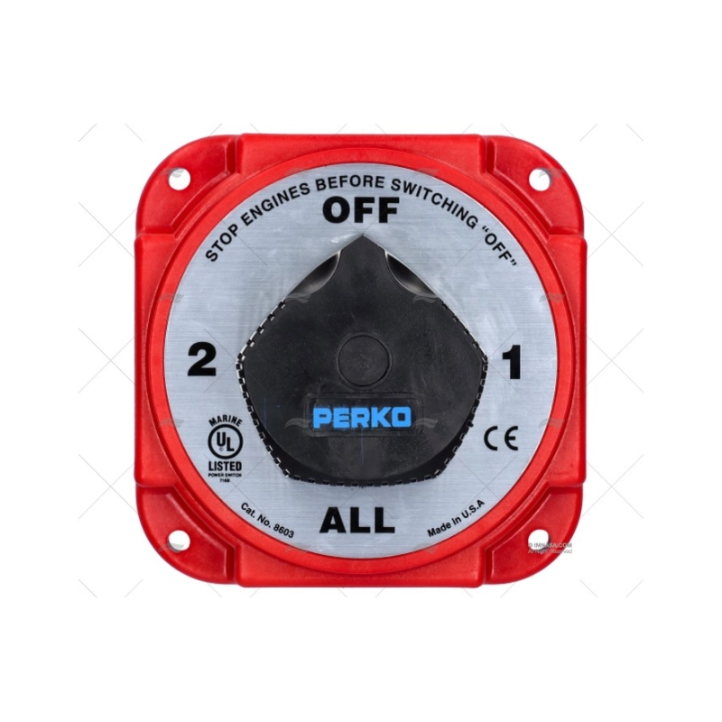 DESCONECTADOR BATERIA 380A 2P 138X138 PERKO