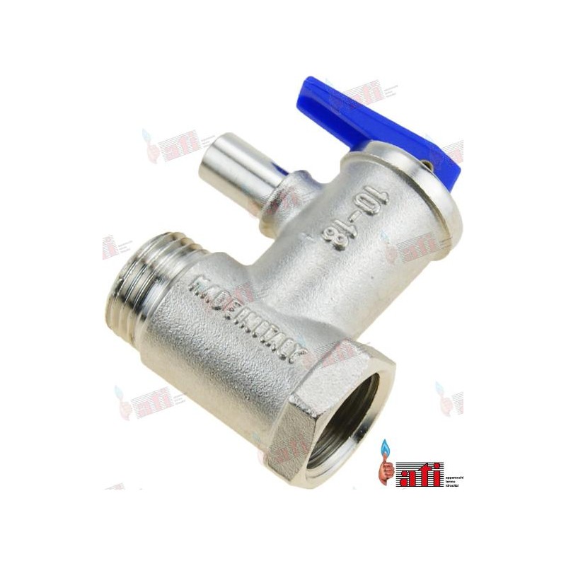 VALVULA SEGURIDAD AZUL 1/2” TAR. 8 ±0.5