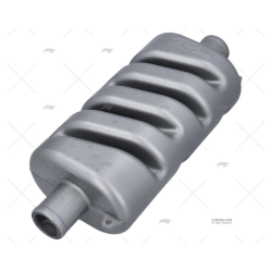 SILENCIOSO TUBO D. 45 150X105X373