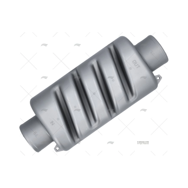 SILENCIOSO TUBO D. 75 150X105X376