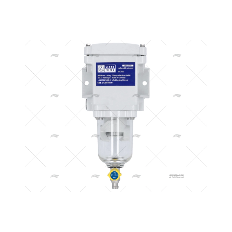 FILTRO FUEL S/AGUA 240 L/H SWK2000/5/50