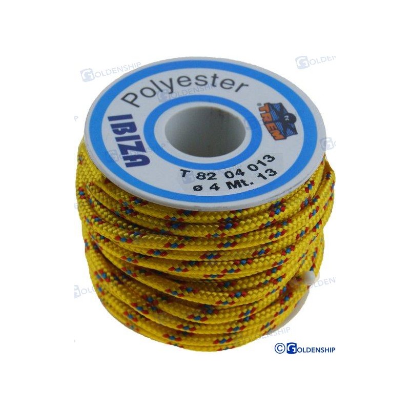 CARRETE "IBIZA"  4 MM  AMARILLO