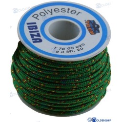 CARRETE "IBIZA"  3 MM  VERDE