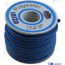 CARRETE "IBIZA"  3 MM  AZUL