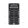 CAJA PORTA FUSIBLES 12P + BUSBAR