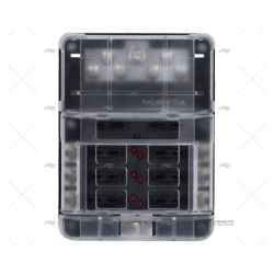 CAJA PORTA FUSIBLES 6P + BUSBAR