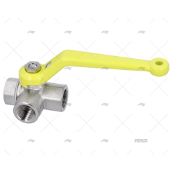 GRIFO FONDO DE BOLA 3 VIAS L 3/8" GUIDI