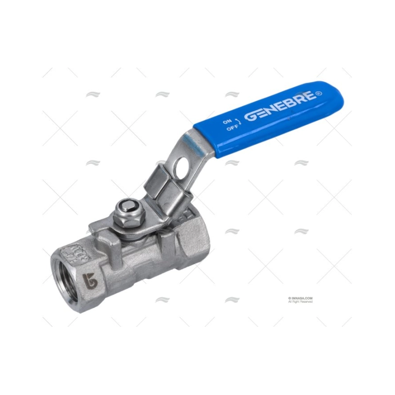GRIFO INOX ASIENTO PTFE CON BLOCK 1/4"