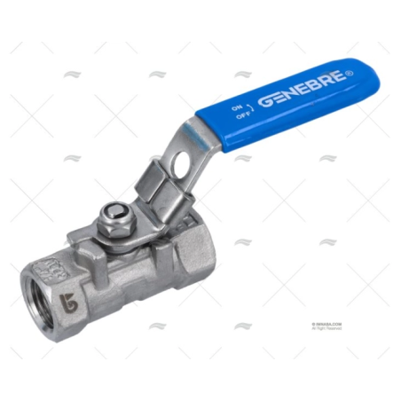 GRIFO INOX ASIENTO PTFE CON BLOCK 1/4"