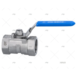GRIFO INOX ASIENTO PTFE CON BLOCK 3/4"