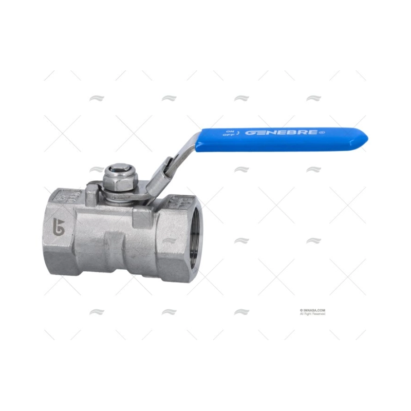 GRIFO INOX ASIENTO PTFE CON BLOCK 3/4"