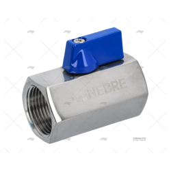 VALVULA ESFERA MINI H/H INOX 3/4"