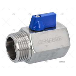 VALVULA ESFERA MINI M/H INOX 1"