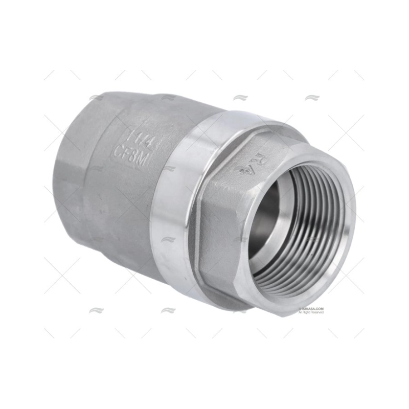 VALVULA RETENCION INOX 1 1/4"
