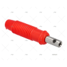 BANANA HEMBRA 4MM ROJA