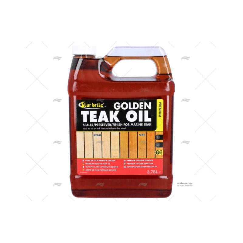ACEITE TECA 3,78L GOLDEN STAR BRITE