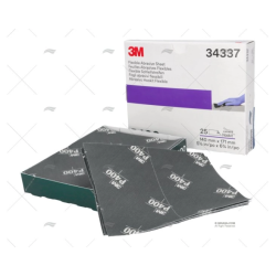 ALMOHADILLA DOBLE ABRAS.S.FLEX.P 400 25U 3M