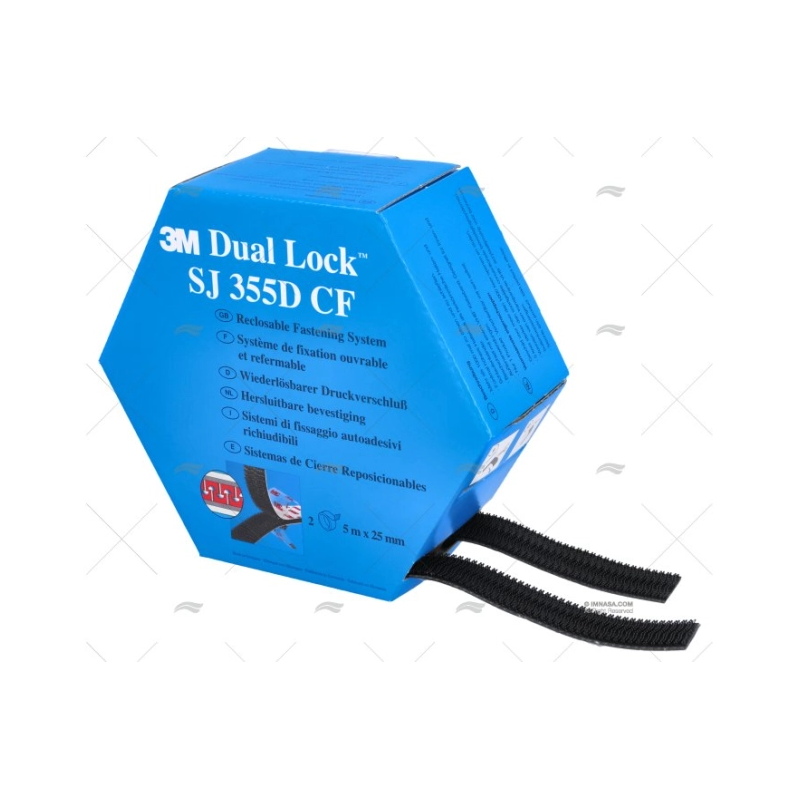 CINTA VELCRO ADHESIVO 25MM X 5M (2U) 3M