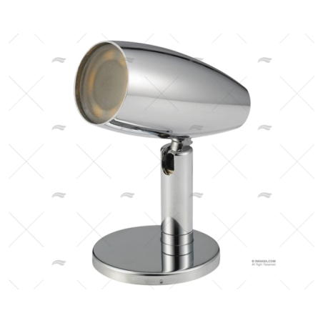 LUZ LECTURA LED 10-30V LATON CROMADO