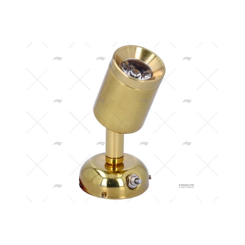 LUZ LECTURA LED 8-30V LATON PULIDO