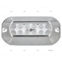 LUZ SUMERGIBLE AZUL 12V POLYMER INOX