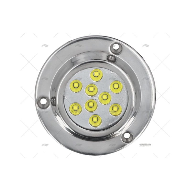 LUZ SUMERGIBLE BLANCO 10-30V INOX 3L