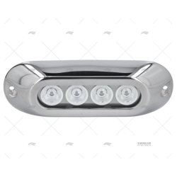 LUZ SUMERGIBLE BLANCO 12-28V INOX 4L