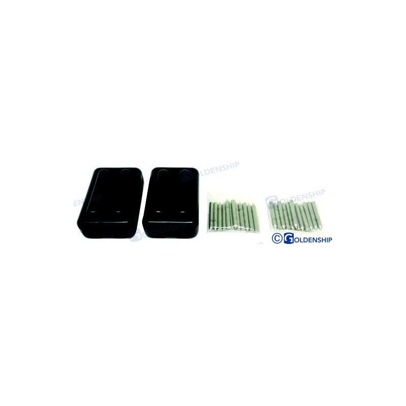 PAR MORDAZAS CABOS "EZ-SPLICE" NEGRO 14/