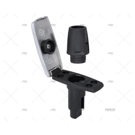 BASE INOX RECTANGULAR 2 PIN 910V ATTWOOD