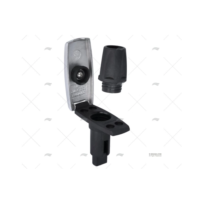 BASE INOX RECTANGULAR 3 PIN 910V ATTWOOD
