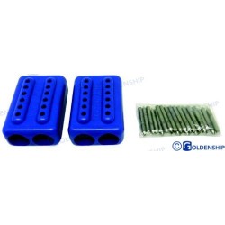 PAR MORDAZAS CABOS "EZ-SPLICE" AZUL 14/1