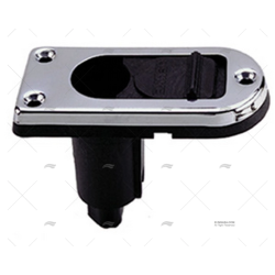 BASE PARA LUZ TODO HORIZ. SS 2 PINS PERKO