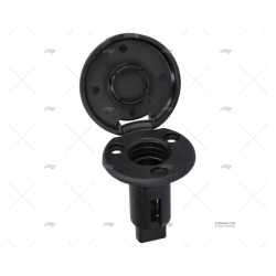 BASE REDONDA NEGRA 2 PIN 910R ATTWOOD