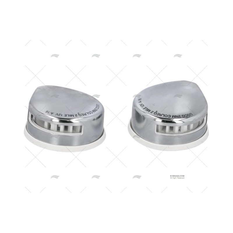 JUEGO BAB/EST LED INOX C/JUNTA BLANCA 12