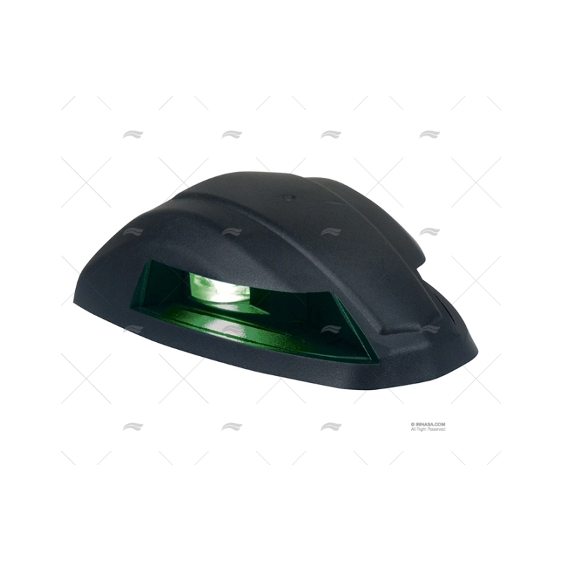 LUZ BICOLOR HORIZ. REDOND. NEGRO LED C5 PERKO