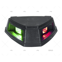 LUZ BICOLOR HORIZ. TRIANG. NEGRO LED C5 PERKO