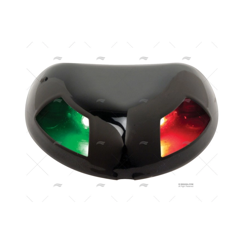 LUZ DE NAV. BICOLOR LED 12V NEGRA PERKO
