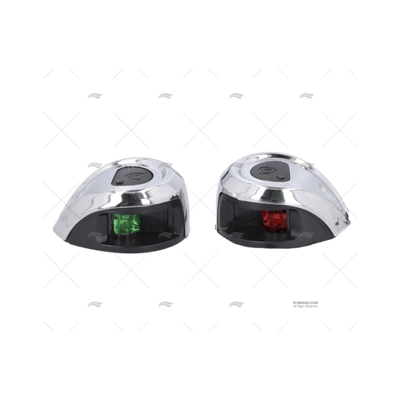 LUZ NAV OVAL BABOR/ESTRIBOR PAR INOX H 2 ATTWOOD
