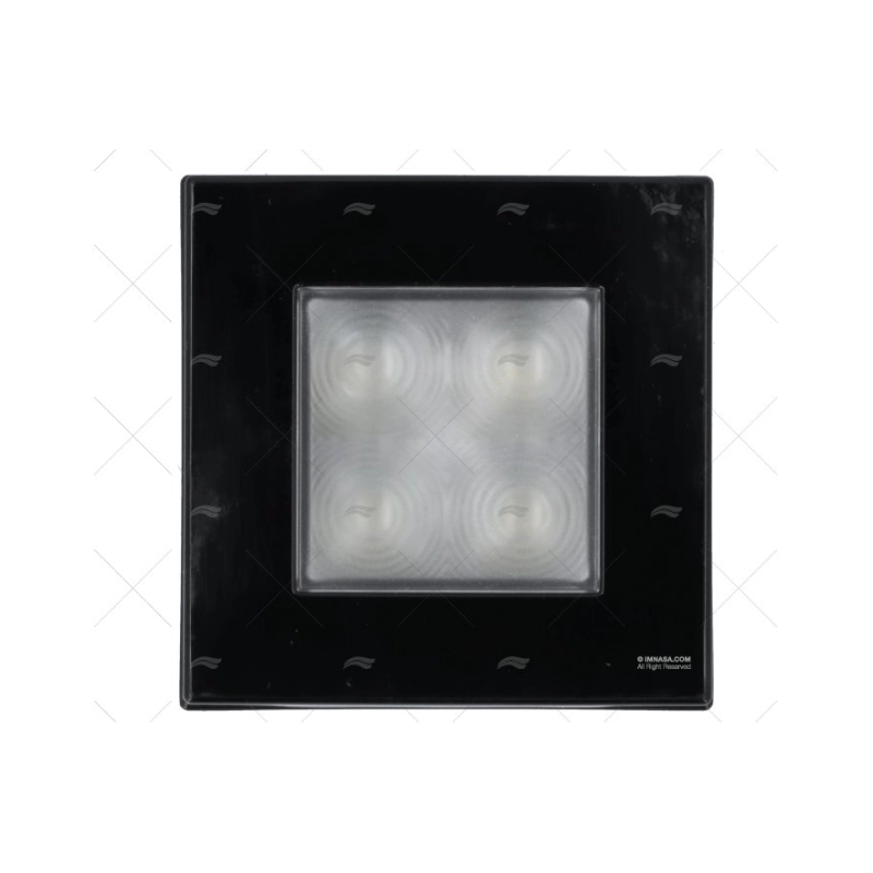 PLAFON CORTESIA NEGRO 12V HELLA MARINE