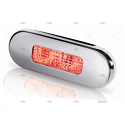 PLAFON CORTESIA SUPERFICIE SS ROJO HELLA MARINE