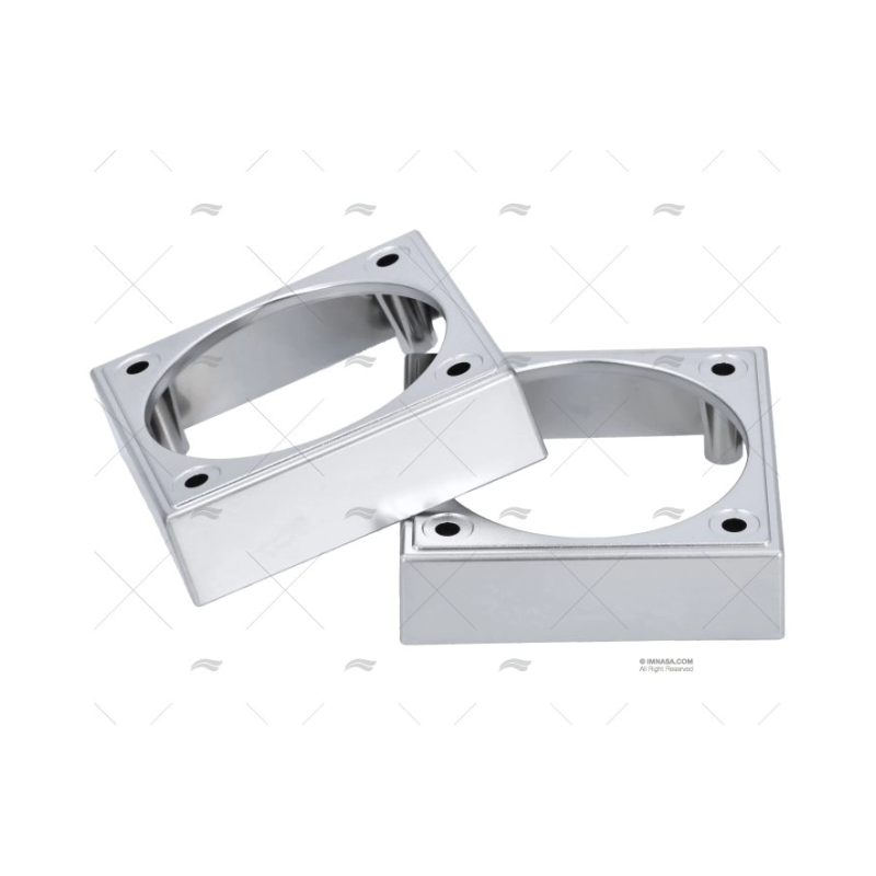 SOPORTE PLAFON CROMADO SATINADO / PACK 2 HELLA MARINE
