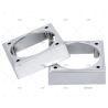 SOPORTE PLAFON CROMADO SATINADO / PACK 2 HELLA MARINE