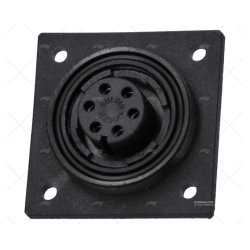 BASE ELEC ENCHUFE MZ 6PINS (SOLO BASE) MZ ELECTRONICS