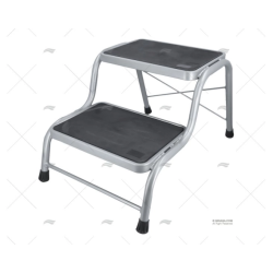 ESCALERA 2 PELD. SUELO METALICA GREEN