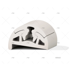 PERFIL PVC BINO H 40 C/DIENTE BLANCO 24M TESSILMARE