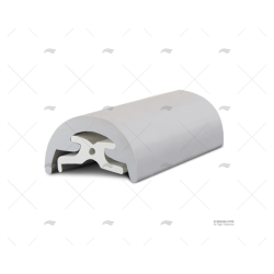 PERFIL PVC GRIS + BASE RADIAL R 30 20M TESSILMARE