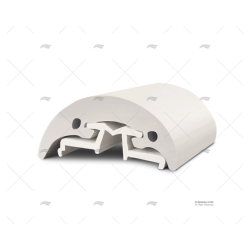 PERFIL PVC RADIAL R 80 BLANCO 24M TESSILMARE