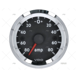 AMPERIMETRO OL (CERQUILLO CROM) 80A 12V VDO