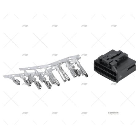 KIT CONECTOR 14PIN VL (CONECTOR+PINES) VDO